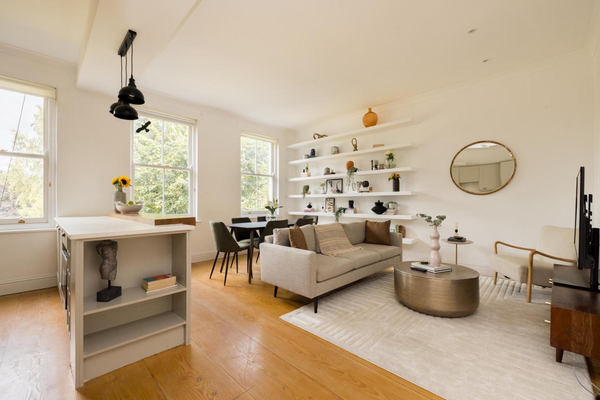 The Philbeach Gardens Place - Lovely 5Bdr Flat With Terrace 런던 외부 사진